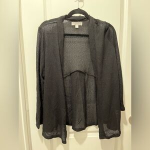 ASTROLOGIE black knit kimono/cardigan, women’s size XL